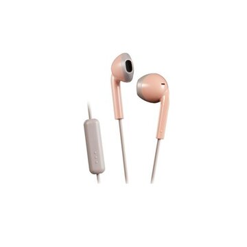 Ha-f19m-pt auricolare cablato in-ear musica e chiamate grigio, rosa