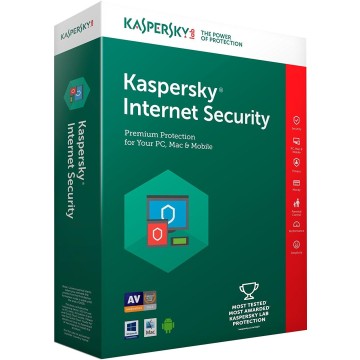 Kaspersky Internet Security 2018 3 Utenti 1 Anno Full ITA
