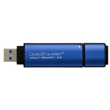 Kingston DataTraveler Vault Privacy 3.0 16GB USB 3.0 Tipo-A Blu