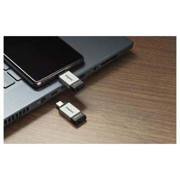 Kingston 80 USB 256 GB USB C 3.2 Gen 1 Nero, Argento