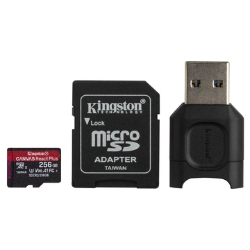 Kingston Canvas React Plus 256 GB MicroSD Classe 10 UHS-II
