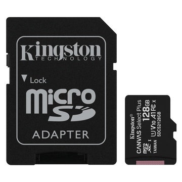 Kingston Canvas Select Plus 128 GB MicroSDXC Classe 10 UHS-I