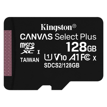 Kingston Canvas Select Plus 128 GB MicroSDXC Classe 10 UHS-I