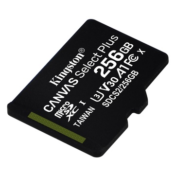 Kingston Canvas Select Plus 256 GB MicroSDXC Classe 10 UHS-I