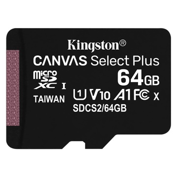 Kingston Canvas Select Plus 64 GB MicroSDXC Classe 10 UHS-I