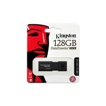 Kingston 100 G3 128GB USB 3.0 Tipo-A Nero