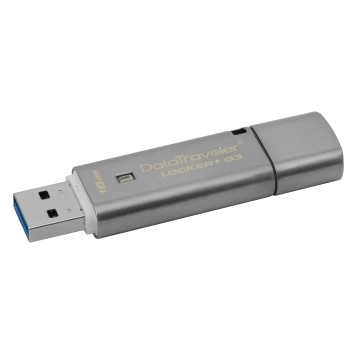 Kingston DataTraveler Locker+ G3 16GB USB 3.0 Tipo-A Argento