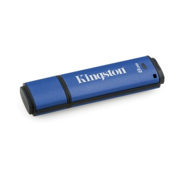 Kingston DataTraveler Vault Privacy 3.0 8GB USB 3.0 Tipo-A Blu