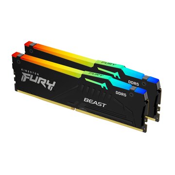 Fury beast 32gb 6000mt/s ddr5 cl30 dimm (kit da 2 moduli) rgb xmp