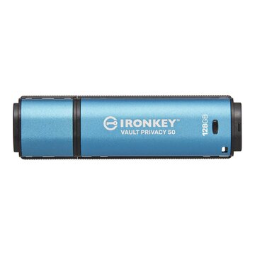 Kingston IronKey Vault Privacy 50 USB 128 GB 3.2 Gen 1 (3.1 Gen 1) Blu