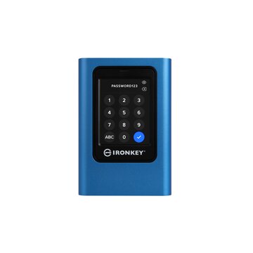 Ironkey vault privacy 80 7680gb blu touch multi-password