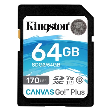 Kingston SDG3/64GB Plus 64 GB SD Classe 10 UHS-I