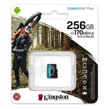 Kingston Technology Canvas Go! Plus 256 GB MicroSD Classe 10 UHS-I