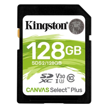 Kingston Technology Canvas Select Plus 128 GB SDXC Classe 10 UHS-I