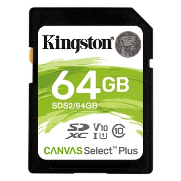 Kingston Technology Canvas Select Plus 64 GB SDXC Classe 10 UHS-I