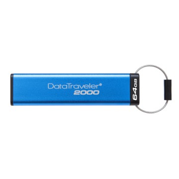 Kingston DataTraveler 2000 64GB USB 3.0 Tipo-A Blu