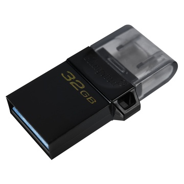 Kingston Technology DataTraveler microDuo3 G2 32 GB USB Type-A / Micro-USB 3.2 Gen 1 Nero