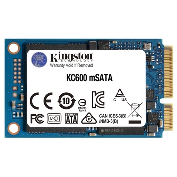 Kingston Technology KC600 mSATA 1 TB SATA III 3D TLC