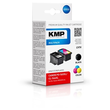 KMP C97V Multipack BK/Color compatibile con Canon PG-545/CL-546 XL