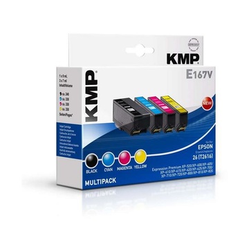 KMP E167V Nero, Ciano, Magenta, Giallo Multipack