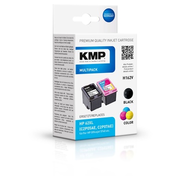 KMP H162V Promo Pack BK/Color compatibile con HP C2P05AE/C2P07AE