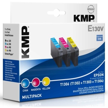 KMP E130V Multipack C/M/Y compatibile con Epson T 130