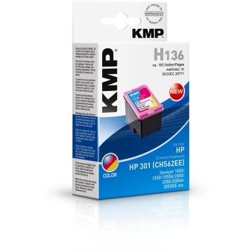KMP H136 ink cartridge color compatible with HP CH 562 EE