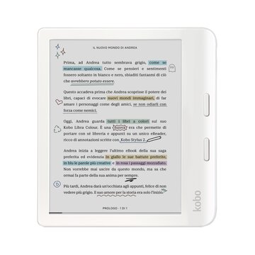 Kobo Rakuten Kobo Libra Colour lettore e-book Touch screen 32 GB Wi-Fi Bianco