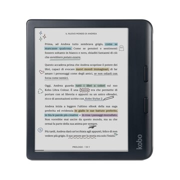 Rakuten kobo libra colour lettore e-book touch screen 32 gb wi-fi nero