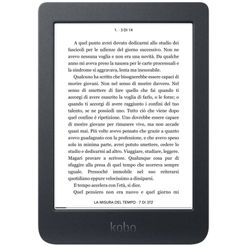 Kobo Rakuten Nia e-book Touch 8 GB Wi-Fi Nero
