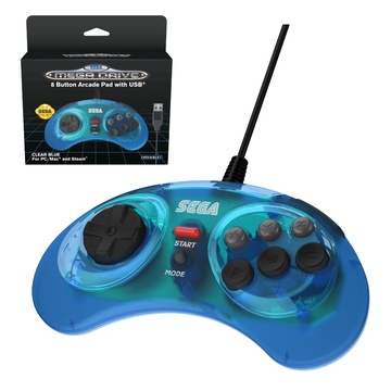 NACON PS4OFCPADBLUE periferica di gioco Blu USB Gamepad Analogico/Digitale  PC, PlayStation 4