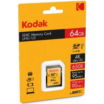 Kodak 64GB SDXC UHS-I Classe 10