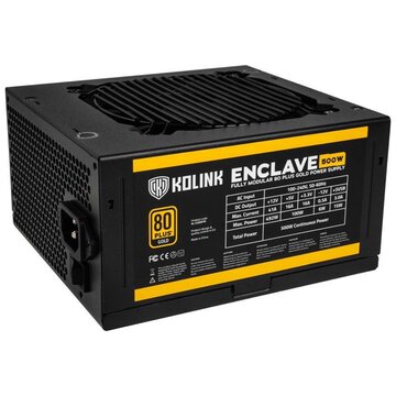 Kolink KL-G500FM alimentatore per computer 500 W 20+4 pin ATX ATX Nero