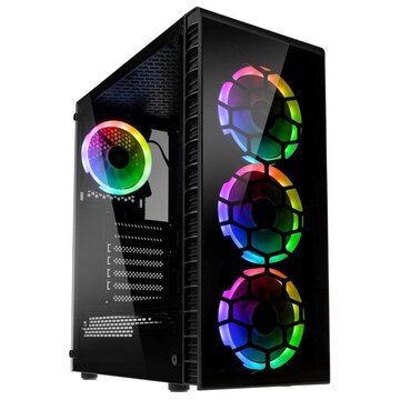 Observatory lite argb middle tower vetro temperato no power minitx/matx/atx