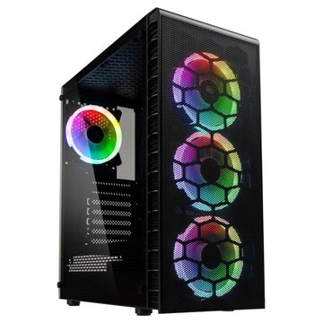 Observatory lite mesh argb middle tower vetro temperato no power minitx/matx/atx