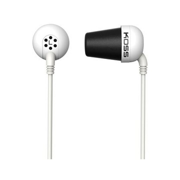 Koss PLUG W Intraurale Auricolare Bianco