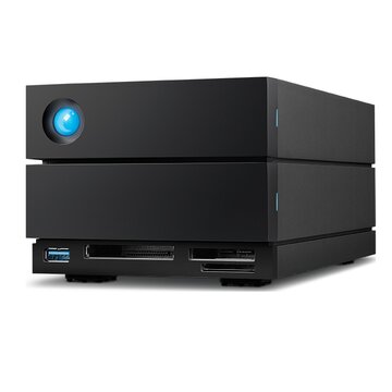 LaCie 2big Dock array di dischi 48 TB Desktop Nero