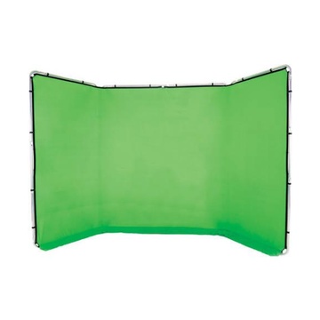 Lastolite Fondale autoportante panoramico in tessuto da 4m colore verde