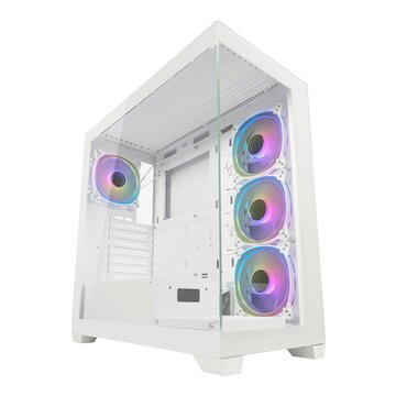 Lc-715w-on computer case midi tower bianco