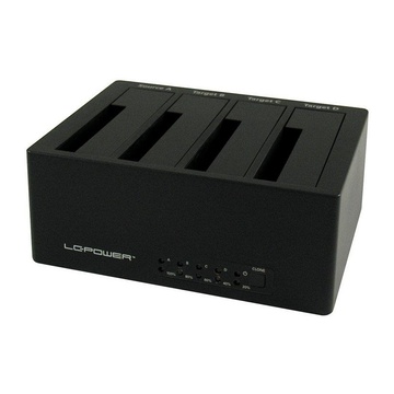 LC Power LC-DOCK-U3-4B docking station USB 3.0 Type A Nero