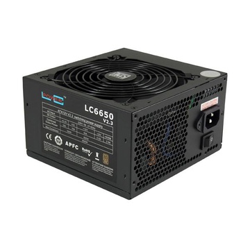 LC Power LC-Power LC6650 V2.3 alimentatore per computer 650 W 20+4 pin ATX ATX Nero