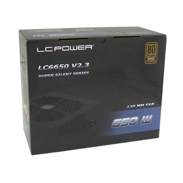 LC Power LC-Power LC6650 V2.3 alimentatore per computer 650 W 20+4 pin ATX ATX Nero