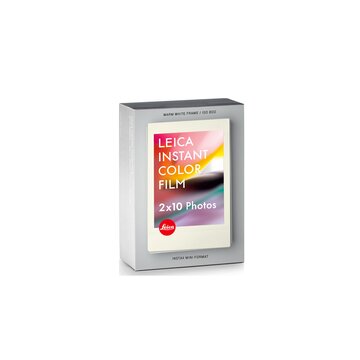 Leica 20 pellicole a colori SOFORT (mini) ISO 800, Cornice Bianca, Double Pack