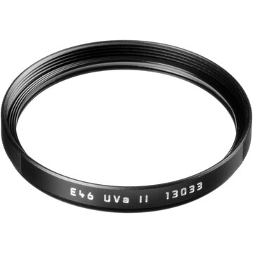 Leica Filtro UVa II, E46, black