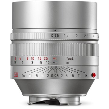 Noctilux-m 50mm f/0.95 asph argento anodizzato