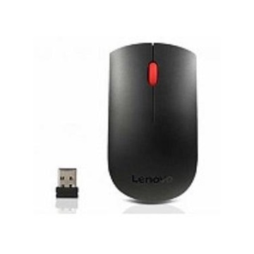 Lenovo 4X30M56887 Wireless + USB Ottico 1200 DPI Ambidestro Grigio, Rosso