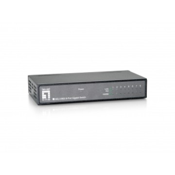 Level One GEU-0822 8 Port Gigabit Ethernet Switch