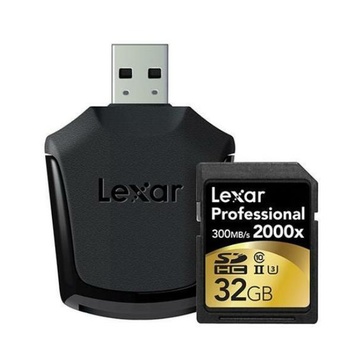 Lexar 32GB Professional 2000x UHS-II U3 SDHC Classe 10