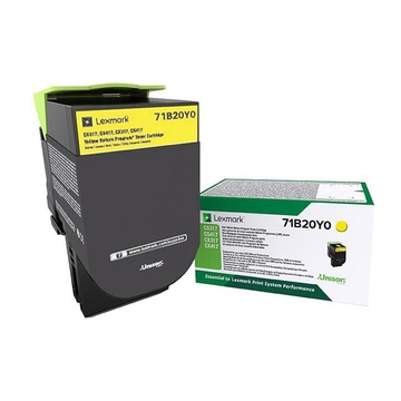 Lexmark 71B20Y0 cartuccia toner Original Giallo 1 pezzo(i)