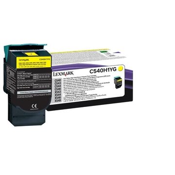 C540h1yg cartuccia toner 1 pz originale giallo